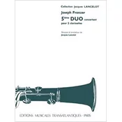 PRANZER/LANCELOT:5EME DUO CONCERTANT POUR 2 CLARINETTES