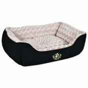 Crni plišani krevet za pse 50x60 cm Scruffs Wilton M – Plaček Pet Products