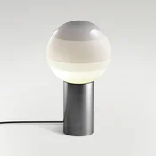 MARSET Namizna svetilka Dipping Light S bela/grafit - Dnevna soba/jedilnica - Dizajn - bela, grafitna - Steklo