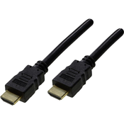 Schwaiger HDMI priključni kabel [1x HDMI vtič  1x HDMI vtič] 0.70 m črne barve, 3840 x 2160 pikslov Schwaiger
