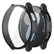 Ovitek z zaščito zaslona Techsuit Defense360 Pro za Samsung Galaxy Watch7 (44mm) - črn