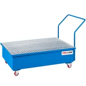 IN Mobilni pladenj za kapljanje za 2 soda 1210x810x981mm