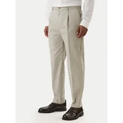 Calvin Klein Chino hlače LV04LE612G Bež Tapered Fit