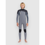 Volcom 3/2mm Chest Zip L/S Full Kids Wetsuit charcoal