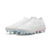 PUMA FUTURE 9 MATCH WHITE FG/AG Football Boots Unisex, Sports, White/Luminous Blue/Luminous Pink, 45