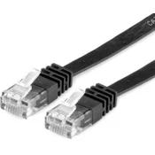 VALUE Value 21.99.0960 RJ45 omrežni kabel\, Patch kabel CAT 6 U/UTP 0.50 m črna  1 kos, (20448624)