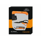 Fiskars Set naredi sam univerzalne škarje + vrtne škarje + nož za obrezovanje dreves