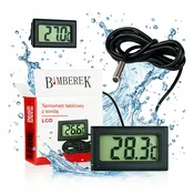 shumee Digitalni elektronski termometer z LCD-sondo za akvarij in terarij