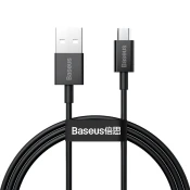BASEUS Superior kabel USB mikro USB kabel za hitro polnjenje 2A 1m črn