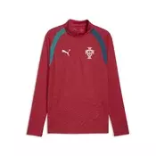 PUMA Portugal Training Quarter-Zip Top Men, Football, Club Red/Silver Mist, XL