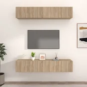 TV ormarici 4 kom boja hrasta 80x30x30 cm od konstruiranog drva