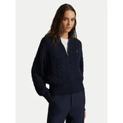 Polo Ralph Lauren Pulover 211963467002 Mornarsko modra Relaxed Fit