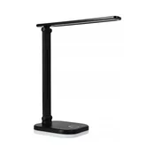 LED RGBW prigušiva stona lampa sa bežicnim punjenjem LED/7W/5V USB crna