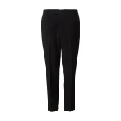 DAN FOX APPAREL Hlače na rob Justus črna