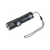 Extol - LED Ročna svetilka LED/3W/450 mAh/3,7V črna