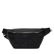 Calvin Klein Torbica za okrog pasu  črna