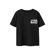 NAME IT Majica NKMFRode Starwars  črna / bela