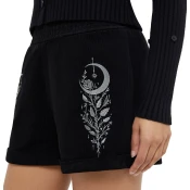 Ženske kratke hlače KILLSTAR - Moon Fang - Black - KSRA013066