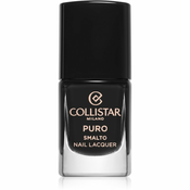 Collistar Puro Long-Lasting Nail Lacquer dugotrajni lak za nokte nijansa 313 Nero Intenso 10 ml