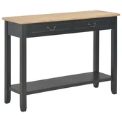 Konzolna mizica črna 110x35x80 cm les - vidaXL - črna - 16.85 - N/A - 2025-vidaXL