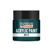 Akrilna barva mat - 50 ml - turkizno modra
