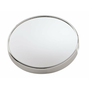 Povečevalno ogledalo s 3 priseski, kromasto - Kromasta - 24 - Kromirana medenina - Obešanje na steno - Okrogla - Sapho - O 150 mm