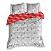 Carbotex Posteljnina Moomin 160x200 2x70x80 bombažni saten licenčni komplet