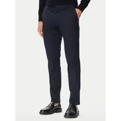 BOSS Chino hlače C-Genius-DTL-WG-264F 50571185 Mornarsko modra Slim Fit