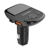 LDNIO FM oddajnik LDNIO C706Q z Bluetoothom, 2x USB, AUX (črn), (20773837)