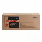 Sharp original toner MX-C35TC, cyan, 6000str.