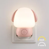 Ekolight Eko-Light Puppy vtična nočna LED svetilka, 1,2 W, roza