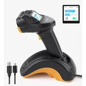 Inateck PRO 8 Handheld bar code reader 1D /2D CCD /CMOS Yellow, Black