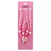 Takk nika girl set lancic i narukvica jednorog roze ( 505160 )