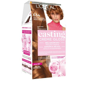 LOréal Paris Casting Creme Gloss barva za lase barvani lasje vse vrste las 48 ml odtenek 634 Honey Chestnut za ženske