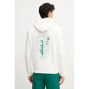 Bombažen pulover Pepe Jeans DOMINIC HOODIE moški, bela barva, s kapuco, PM582830