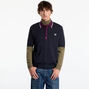 Majice FRED PERRY Cable Knit Shirt Navy M
