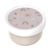 Bež plastična otroška posoda za malico Sunshine & Rainbow – Mepal