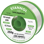 Stannol Stannol Kristall 600 Fairtin Spajkalna žica, neosvinčena Neosvinčeni Sn3.0Ag0.5Cu 250 g 0.7 mm