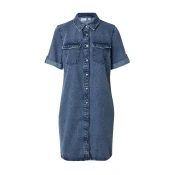 VERO MODA Dolga srajca Jennie  moder denim