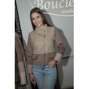 BOUCLÉ MODA Ženski mantil Kiri, Braon-bež