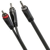 Avdio kabel Jack 3,5 mm stereo/2 x RCA 6 m Roxtone SAYC150L6