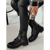 Botki damskie workery STYLOBOSS czarne Dstreet