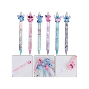 Disney DISNEY Stitch in Angel Naključno oblikovano gelsko pero, modro črnilo, brisljivo, avtomatsko pero 0,5mm