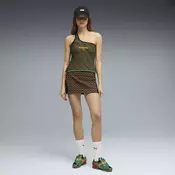 PUMA x AHLUWALIA T7 Skirt Women, Clothing, Archive Green/Aop, M