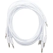 Erica Synths Braided eurorack patch cable 90cm (5pcs, white) 0,9 m Ravni - Ravni Patch kabel