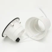 Fumagalli LED-talna vgradna svetilka Ceci 120-2L v črni barvi CCT - Sodobni - črna, motna - Plastika