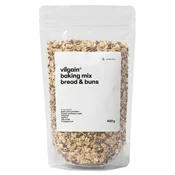 Baking Mix Bread & Buns –? brezglutenska mešanica za domačo peko, visoka vsebnost prehranskih vlaknin, kruh in žemljice iz enega pakiranja
