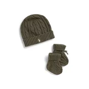Komplet kapa in nogavice Polo Ralph Lauren 320P01426506 Temno zelena