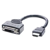 LINDY adapter DVI-D - HDMI, F/M, 0,2 m, crni 41227