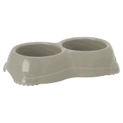 Moderna Dupla posuda Double Smarty Bowl Medium - siva